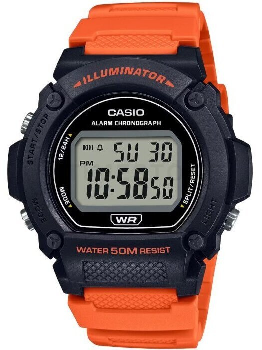 CASIO MEN'S WATCH W-219H-4A + BOX