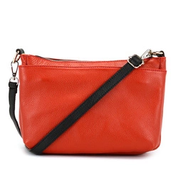 A sleek and roomy leather shoulder bag