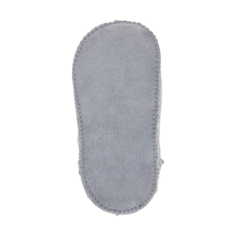 KIKO children's leather slip-on insulated slippers