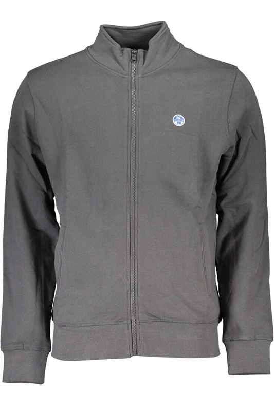 NORTH SAILS MEN&#39;S GRAY ZIP SWEATSHIRT