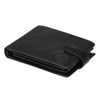 EL FORREST men's leather zip-up wallet with RFID