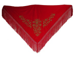 SHAWL FLAMENCO WOMAN PGRDRD (140 CM )