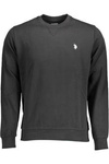 US POLO SWEATSHIRT WITHOUT ZIP BLACK MAN