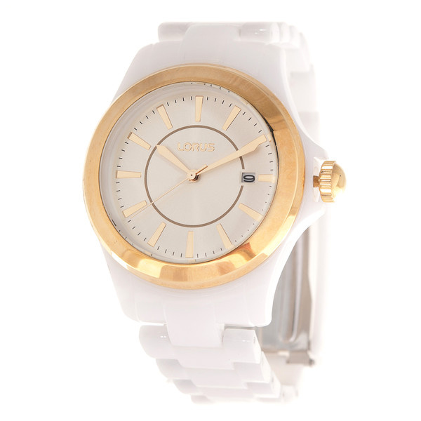 Ladies Stylish Analog White Watch by LORUS