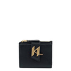 Geldtaschen Marke Karl Lagerfeld Modell 230W3211 Farbe Schwarz. Accessoires Damen. Saison: Frühling/Sommer