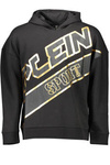 PLEIN SPORT SWEATSHIRT WITHOUT ZIP MAN BLACK