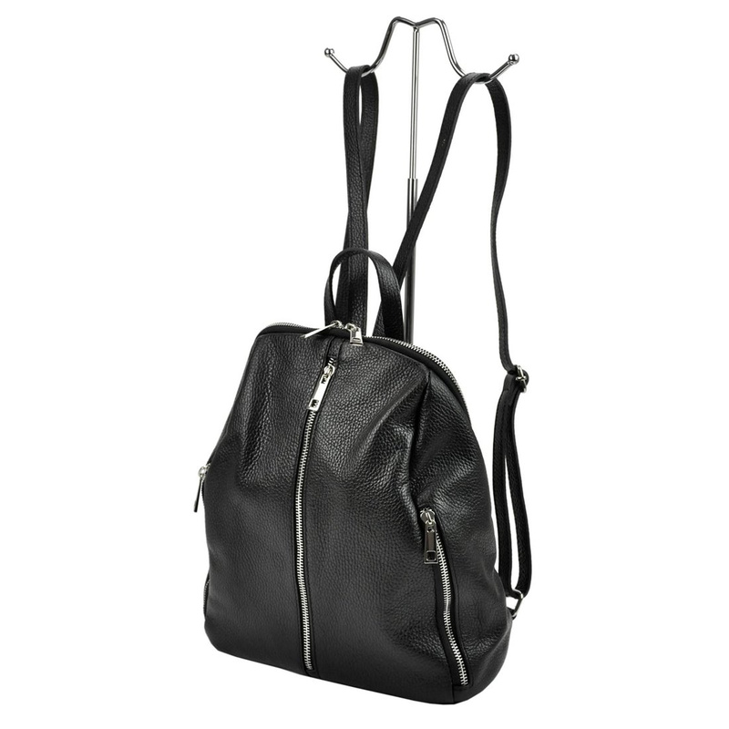 Damen-Lederrucksack mit Taschen von Patrizia