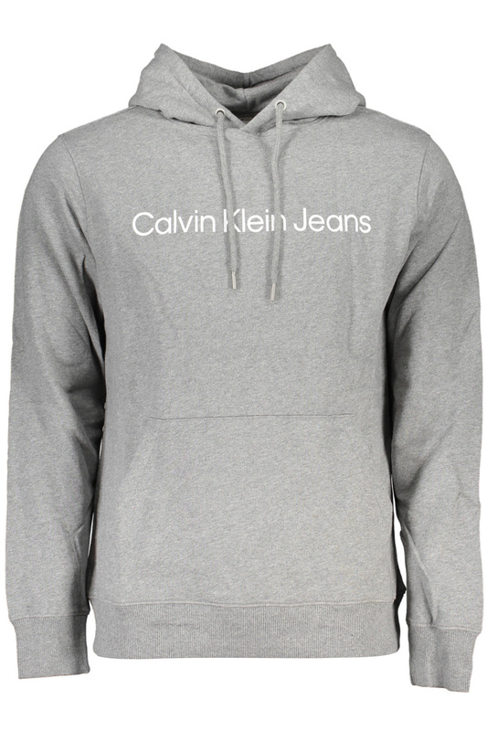 CALVIN KLEIN MEN&#39;S BLACK ZIPLESS SWEATSHIRT