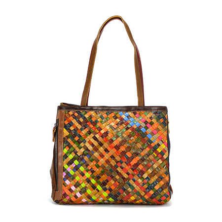 Stylish Magic Bags shopper bag in a colorful mosaic.