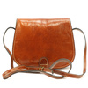 Elegant leather women's crossbody bag