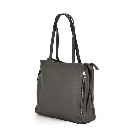 Elegante, stilvolle, große Damen-Shoppertasche aus Leder