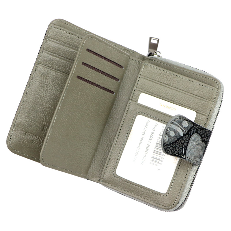 Lorenti Leather Compact Women's Wallet with RFID