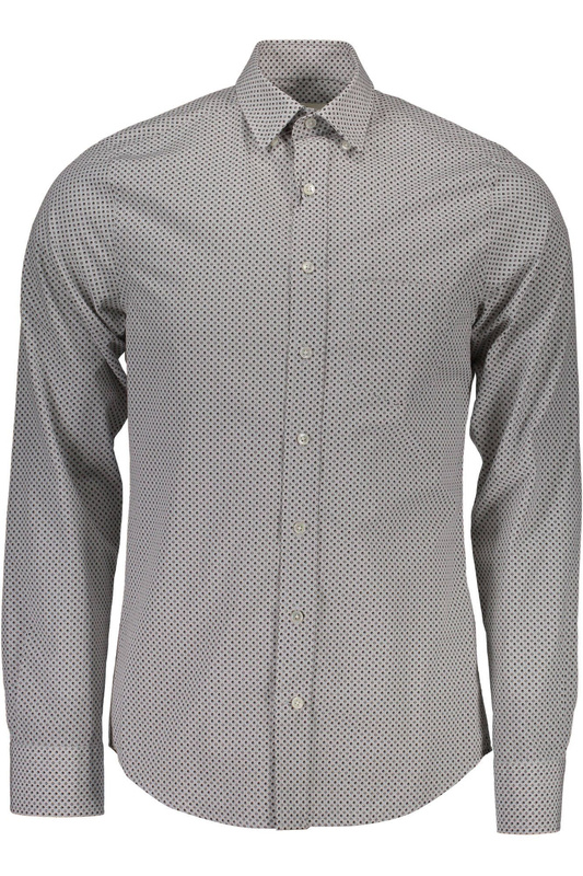 GANT MEN&#39;S WHITE LONG SLEEVE SHIRT