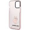 Karl Lagerfeld KLHCP12MHNCHTCP iPhone 12 /12 Pro 6,1" różowy/pink hardcase Ikonik Choupette