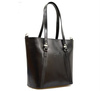 Leather large women's shopper bag shoulder bag