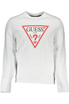 GUESS JEANS SWEATSHIRT OHNE REISSVERSCHLUSS HERREN WEISS