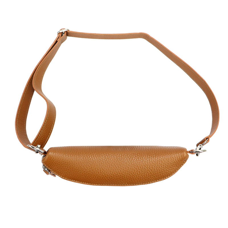 Leather urban crossbody bag by MiaMore