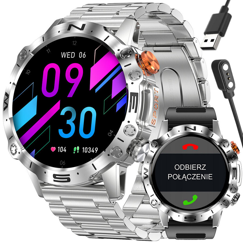 Multifunktionale und stylische SMARTWATCH MEN'S GRAVITY