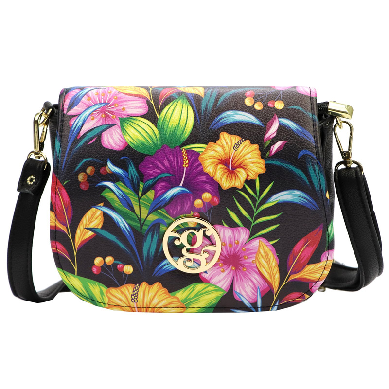 Women's eco-leather handbag Gregorio SI1099 FLOWER