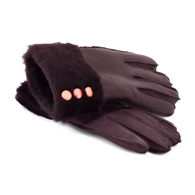 Fünf-Finger-Leder-Isolierhandschuhe