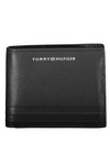 TOMMY HILFIGER BLACK MAN WALLET