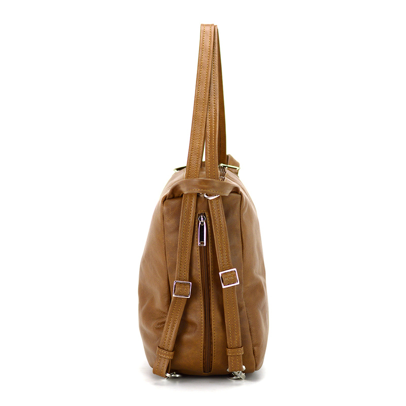 Voyager 216 D genuine leather women's backpack