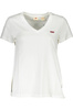 LEVI&#39;S WHITE WOMAN SHORT SLEEVE T-SHIRT