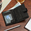 Men's classic leather wallet RFiD black Beltimore K45