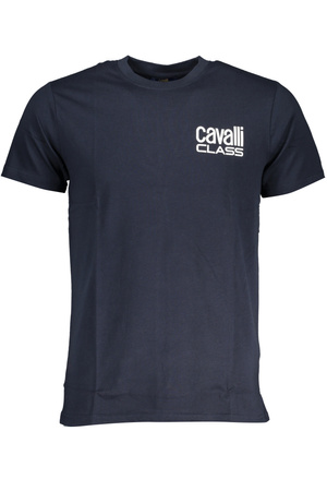 CAVALLI CLASS MEN&#39;S SHORT SLEEVED T-SHIRT BLUE