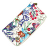 Women's large wallet with a plant pattern Gregorio