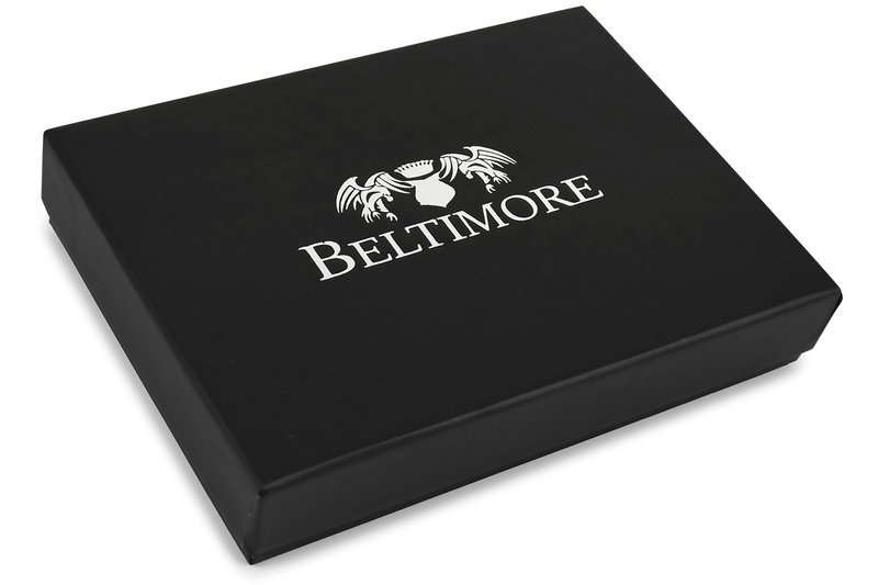 Beltimore G95 black leather slim card document case