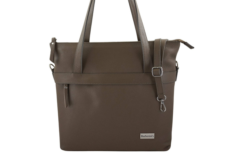 Leather shoulder shopper bag Barberini's