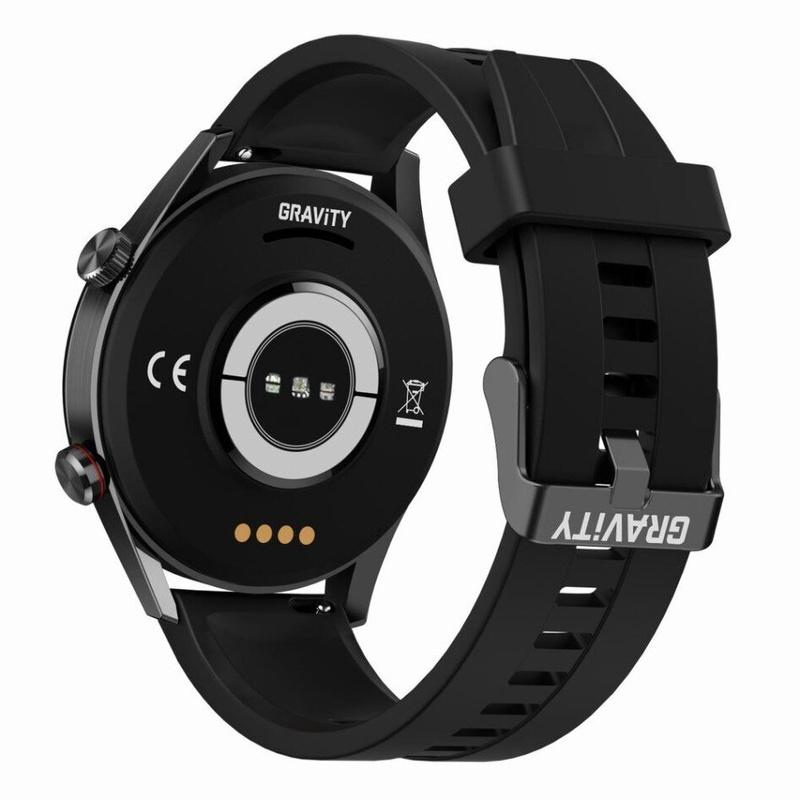 SMARTWATCH MĘSKI GRAVITY GT4-1 - WYKONYWANIE POŁĄCZEŃ, KROKOMIERZ (sg023a)