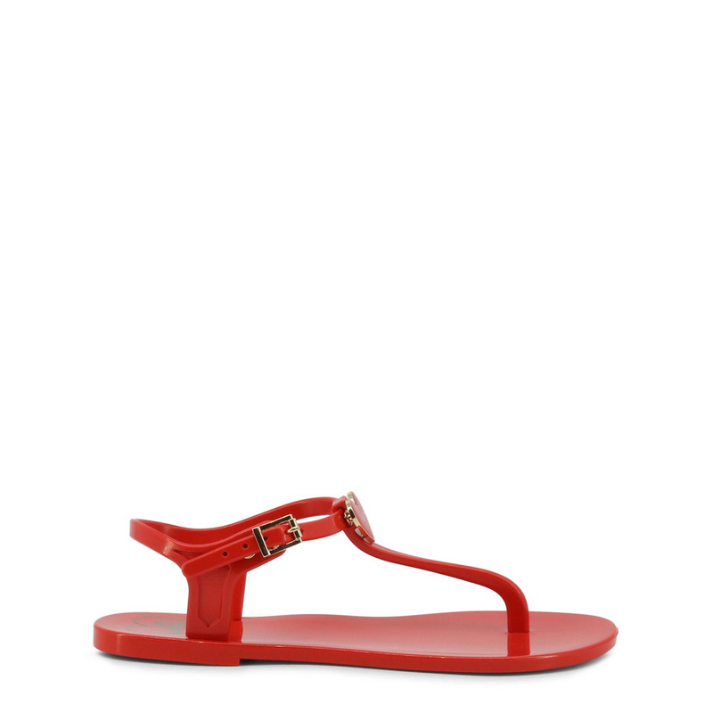 Love Moschino Buckle Flip-Flop Sandals