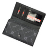 A spacious women's wallet with a logo by Pierre Cardin