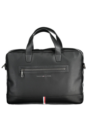 TOMMY HILFIGER MAN BLACK BRIEFCASE