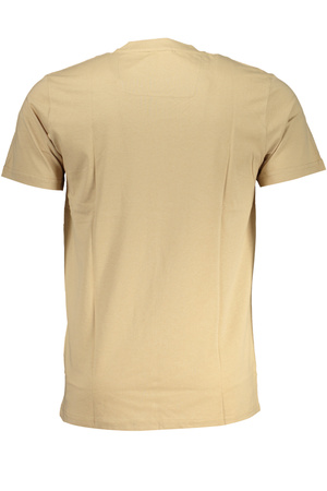 CAVALLI CLASS HERREN-KURZÄRMELIGES T-SHIRT BEIGE