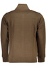 US GRAND POLO HERREN-SWEATSHIRT MIT BRAUNEM ZIP