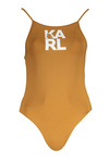 KARL LAGERFELD BEACHWEAR BROWN WOMEN&#39;S SWIMSUIT