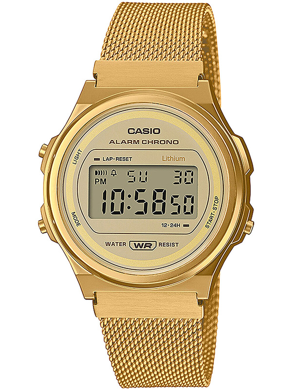 Zegarek Damski Casio Vintage 37mm A171WEMG-9A + BOX (zd645a0