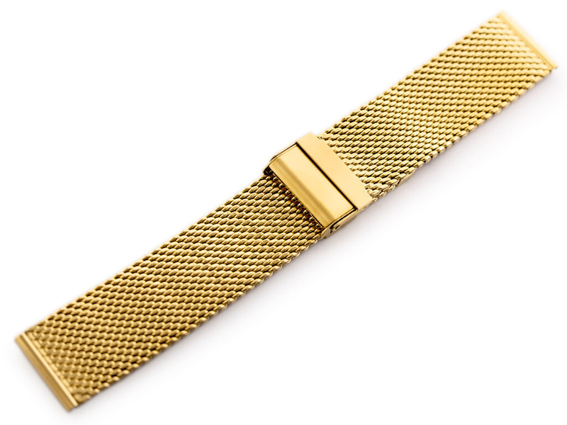 Pacific 10 bracelet - HQ mesh - gold 20mm