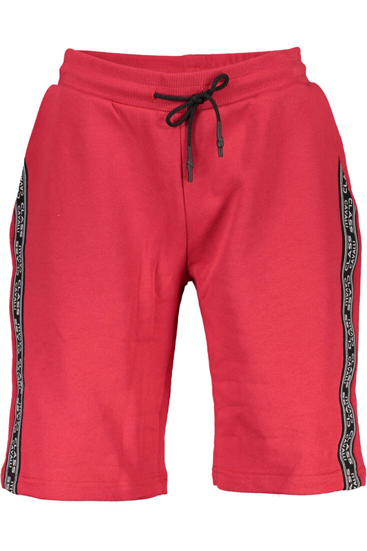 CAVALLI CLASS RED MEN'S SHORT TROUSERS