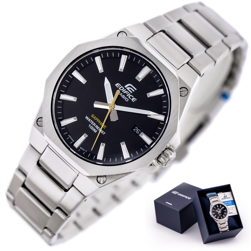 Zegarek Męski Casio EFR-S108D-1A Edifice Classic Sapphire + BOX