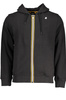 K-WAY HERREN-SWEATSHIRT MIT SCHWARZEM ZIP