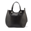 Elegant, stylish, large leather handbag