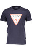 GUESS JEANS HERREN KURZARM T-SHIRT BLAU