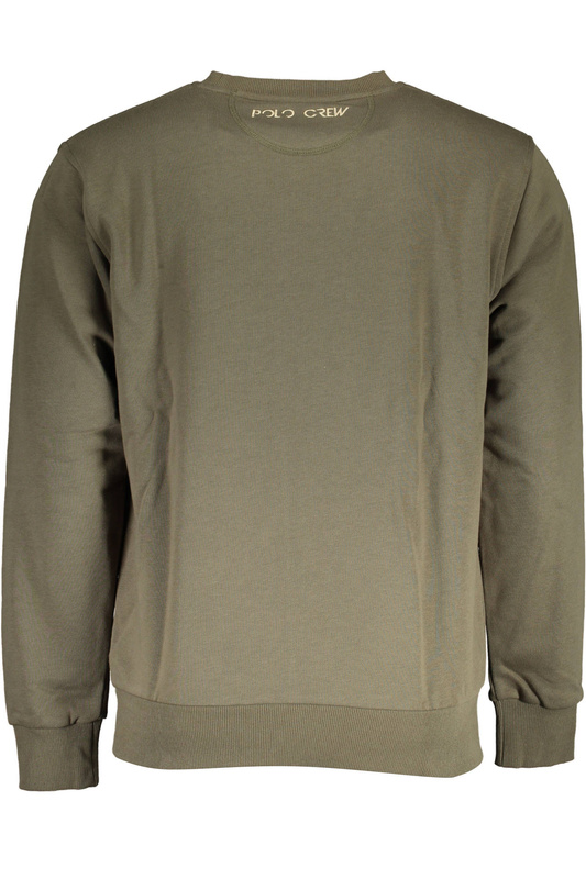 LA MARTINA SWEATSHIRT WITHOUT ZIP GREEN MAN