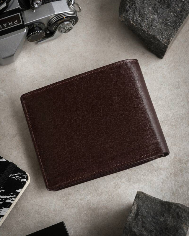 Leather wallet RFID ROVICKY PC-107-BAR