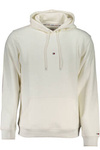 TOMMY HILFIGER MEN&#39;S WHITE ZIPLESS SWEATSHIRT