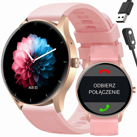 SMARTWATCH UNISEX GRAVITY GT2-1 - ROZMOWY BLUETOOTH, WŁASNE TARCZE (sg019a)